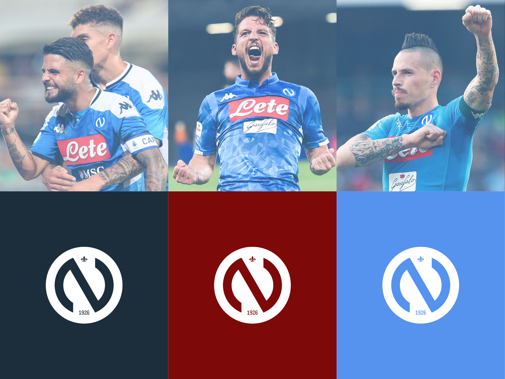 Johann Moscardo ssc napoli concept rebranding graphiste