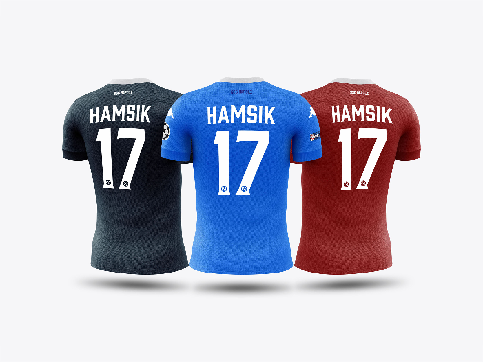 Johann Moscardo ssc napoli concept rebranding graphiste